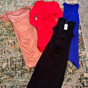 AMAZON 4 Dress Bundle, All Size Medium